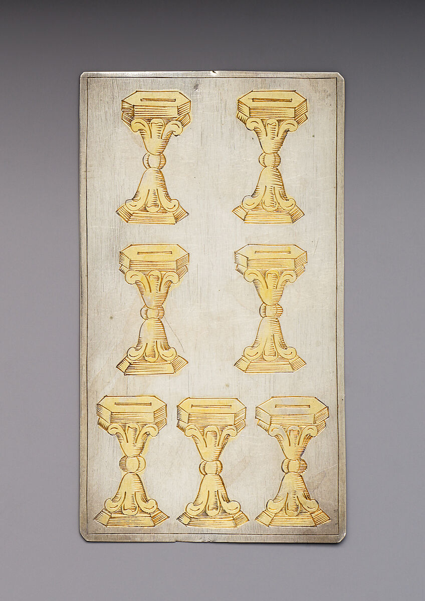 Playing Cards, Michael Frömmer (German, born 1584, master 1612), Parcel-gilt silver, German, Augsburg