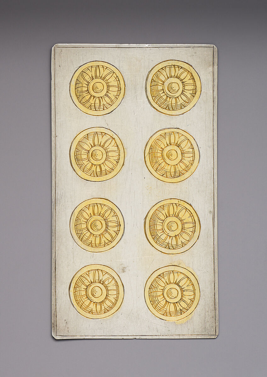 Playing Cards, Michael Frömmer (German, born 1584, master 1612), Parcel-gilt silver, German, Augsburg