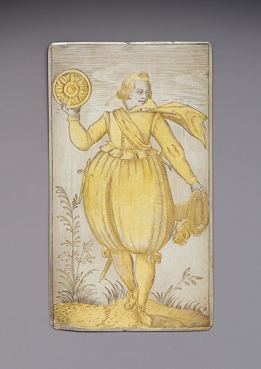 Playing Cards, Michael Frömmer (German, born 1584, master 1612), Parcel-gilt silver, German, Augsburg