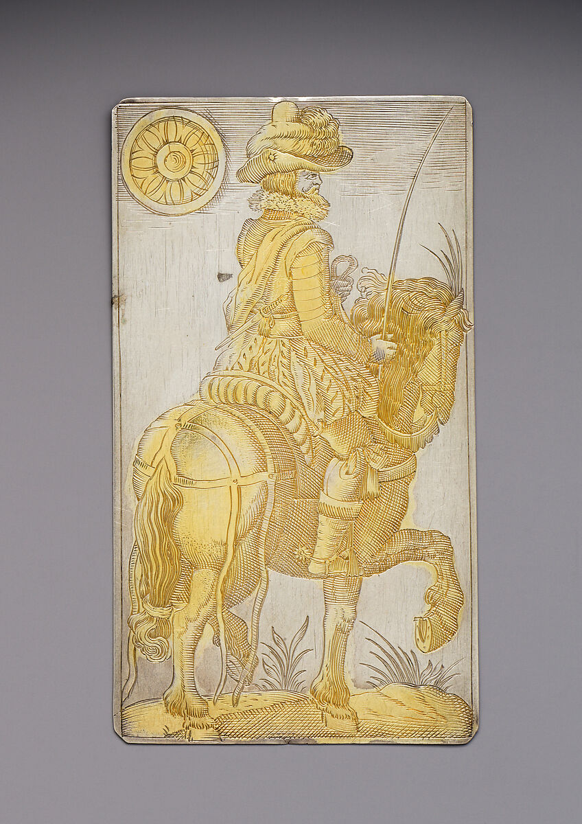 Playing Cards, Michael Frömmer (German, born 1584, master 1612), Parcel-gilt silver, German, Augsburg