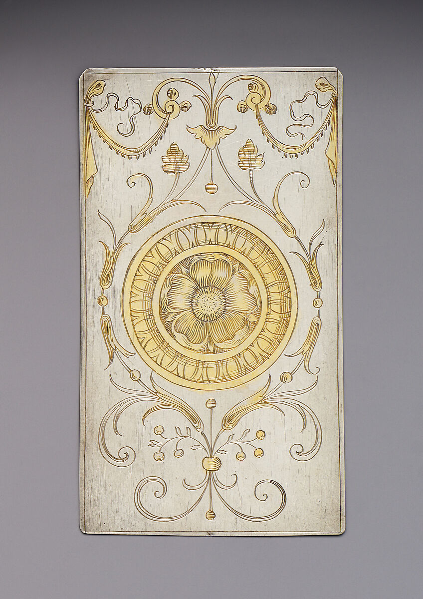 Playing Cards, Michael Frömmer (German, born 1584, master 1612), Parcel-gilt silver, German, Augsburg