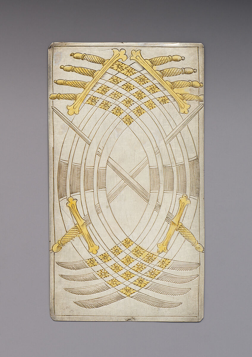Playing Cards, Michael Frömmer (German, born 1584, master 1612), Parcel-gilt silver, German, Augsburg