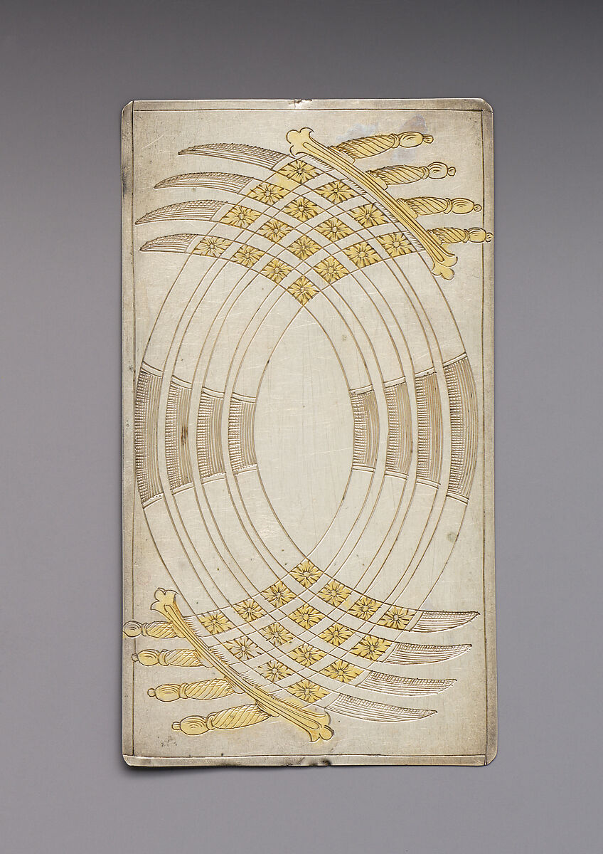 Playing Cards, Michael Frömmer (German, born 1584, master 1612), Parcel-gilt silver, German, Augsburg