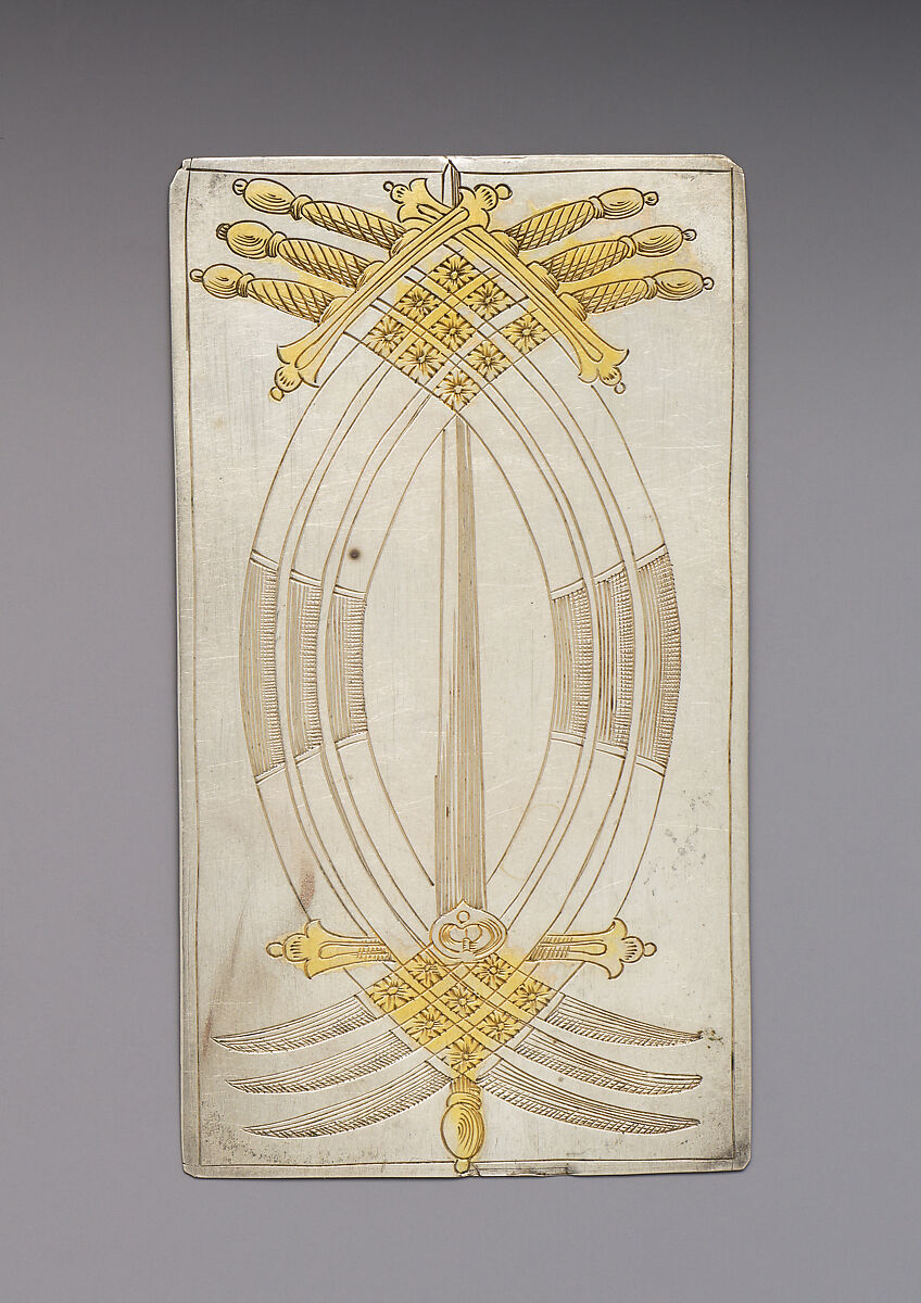 Playing Cards, Michael Frömmer (German, born 1584, master 1612), Parcel-gilt silver, German, Augsburg