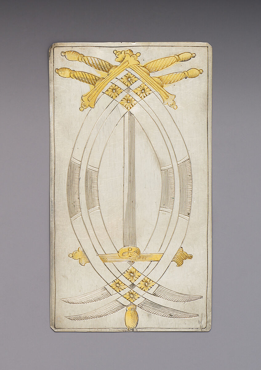Playing Cards, Michael Frömmer (German, born 1584, master 1612), Parcel-gilt silver, German, Augsburg