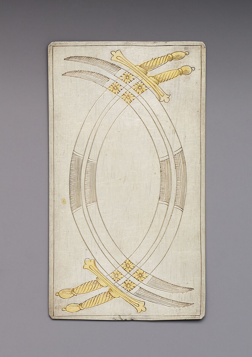 Playing Cards, Michael Frömmer (German, born 1584, master 1612), Parcel-gilt silver, German, Augsburg