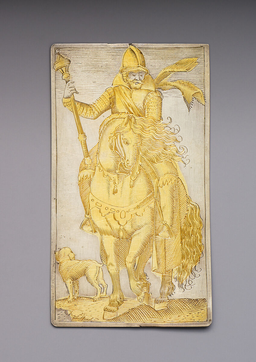 Playing Cards, Michael Frömmer (German, born 1584, master 1612), Parcel-gilt silver, German, Augsburg