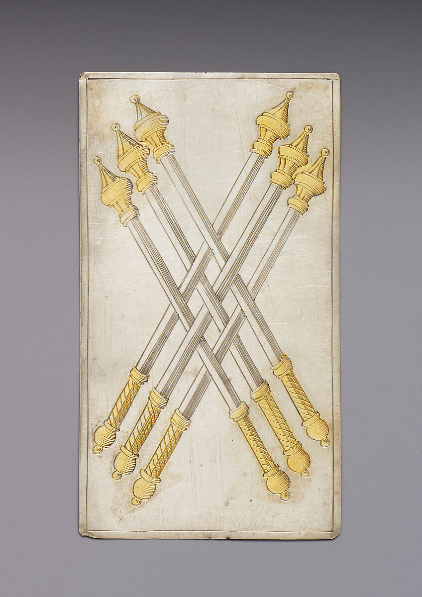 Playing Cards, Michael Frömmer (German, born 1584, master 1612), Parcel-gilt silver, German, Augsburg