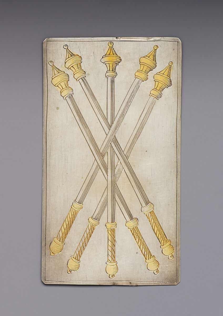 Playing Cards, Michael Frömmer (German, born 1584, master 1612), Parcel-gilt silver, German, Augsburg