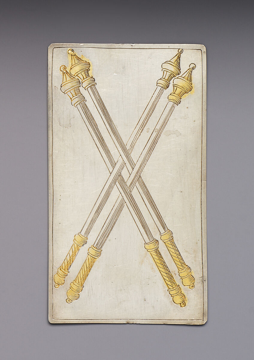 Playing Cards, Michael Frömmer (German, born 1584, master 1612), Parcel-gilt silver, German, Augsburg