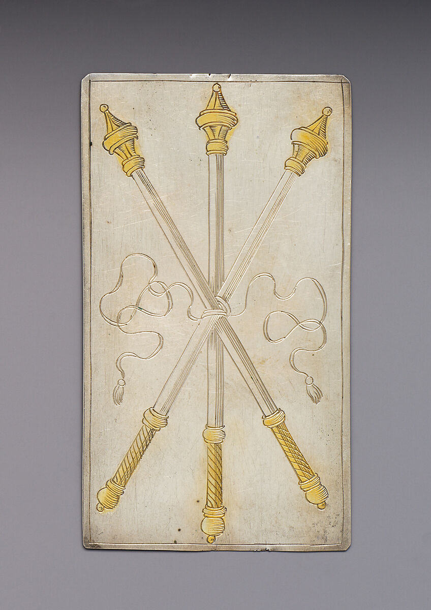Playing Cards, Michael Frömmer (German, born 1584, master 1612), Parcel-gilt silver, German, Augsburg