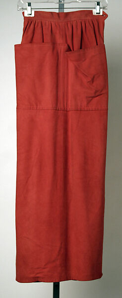 Skirt, Bonnie Cashin (American, Oakland, California 1908–2000 New York), leather, American 