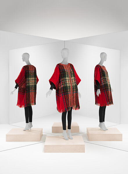 Coat, Bonnie Cashin Designs (American, 1952–1985), wool, leather, American 