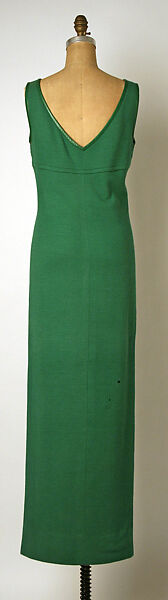 Evening dress, Bonnie Cashin (American, Oakland, California 1908–2000 New York), wool, leather, American