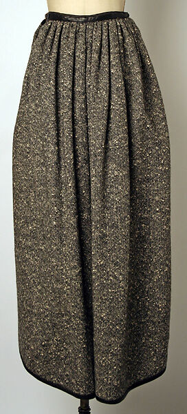 Skirt, Bonnie Cashin (American, Oakland, California 1908–2000 New York), wool, leather, American