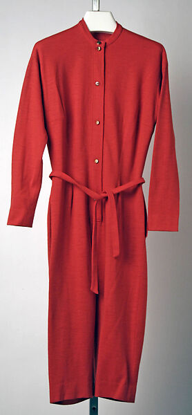 Jumpsuit, Bonnie Cashin (American, Oakland, California 1908–2000 New York), wool, American 