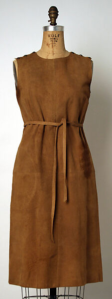 Ensemble, Bonnie Cashin (American, Oakland, California 1908–2000 New York), wool, leather, American