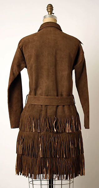 Dress, Bonnie Cashin (American, Oakland, California 1908–2000 New York), leather, American