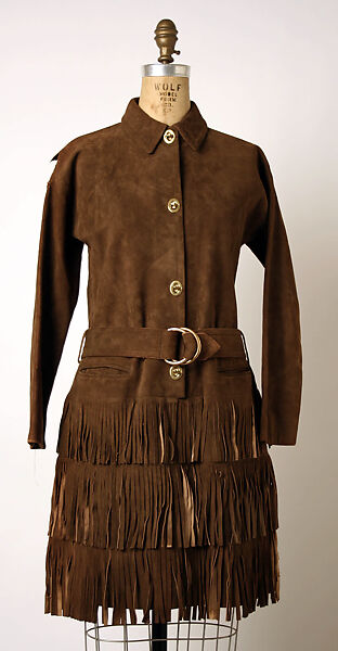 Dress, Bonnie Cashin (American, Oakland, California 1908–2000 New York), leather, American 