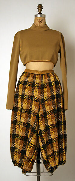 Ensemble, Bonnie Cashin (American, Oakland, California 1908–2000 New York), wool, leather, American