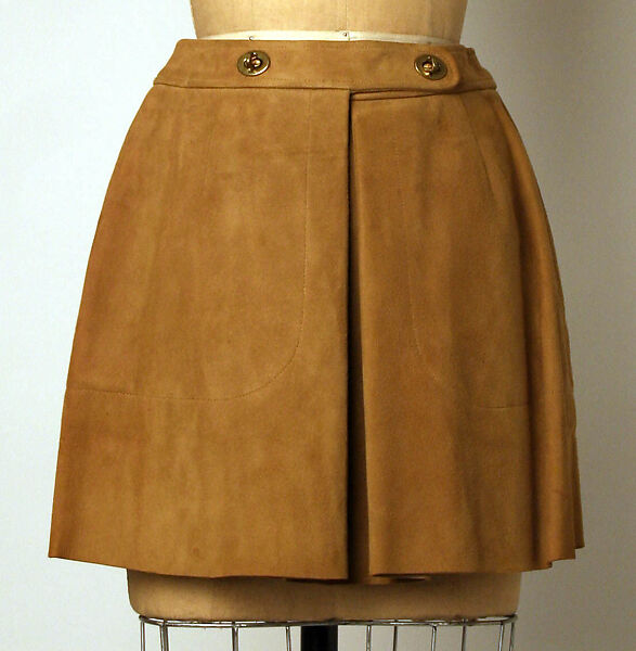 Suit, Bonnie Cashin (American, Oakland, California 1908–2000 New York), leather, wool, American