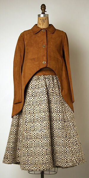 Suit, Bonnie Cashin (American, Oakland, California 1908–2000 New York), leather, wool, American 
