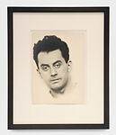 Portrait of Man Ray, Unknown Artist, Gelatin silver print