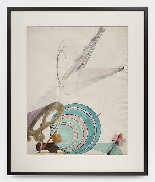 Spirale, Jean Crotti  French, Gouache and pencil on paper