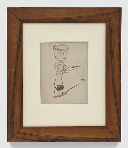 Cadavre Exquis (Exquisite Corpse), Robert Desnos (French, 1900–1945), Colored pencil on paper