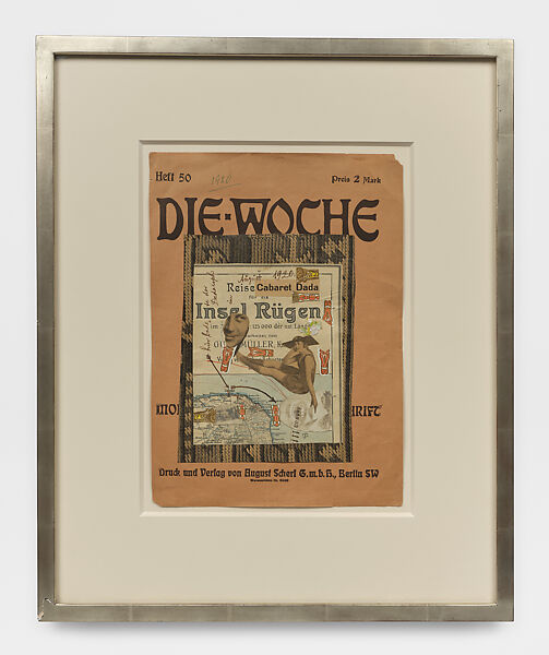 Insel Rügen, Raoul Hausmann  Austrian, Collage on paper