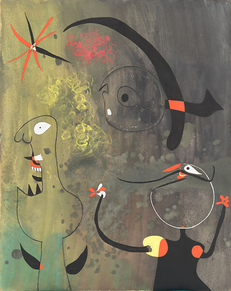 Le Sourire du Crépuscule, Joan Miró  Spanish, Gouache on paper