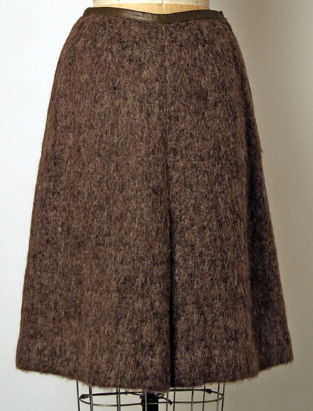 Suit, Bonnie Cashin (American, Oakland, California 1908–2000 New York), mohair, leather, American
