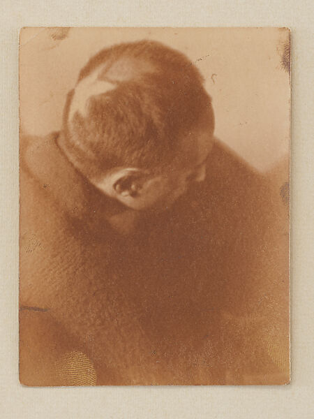 Duchamp with Tonsure, Side View, Man Ray  American, Gelatin silver print