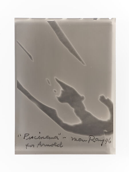 Piscinema, Man Ray  American, Film negative