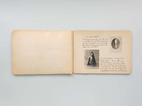 Objects of My Affection, Man Ray (American, Philadelphia, Pennsylvania 1890–1976 Paris), Hand-assembled book containing approximately 30 gelatin silver prints