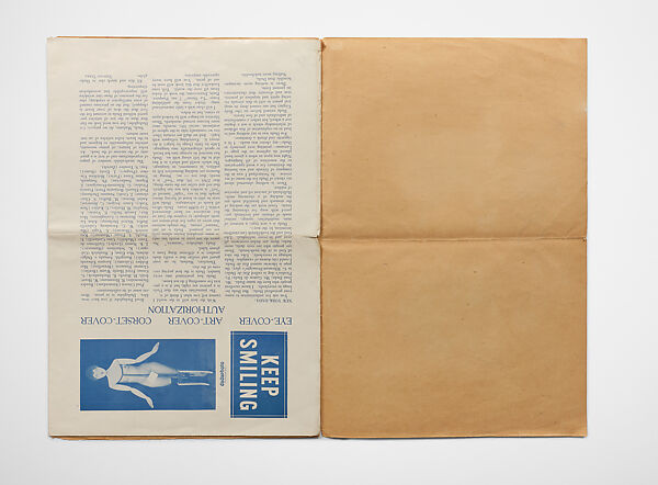 New York Dada, Marcel Duchamp (American (born France), Blanville 1887–1968 Neuilly-sur-Seine), Book