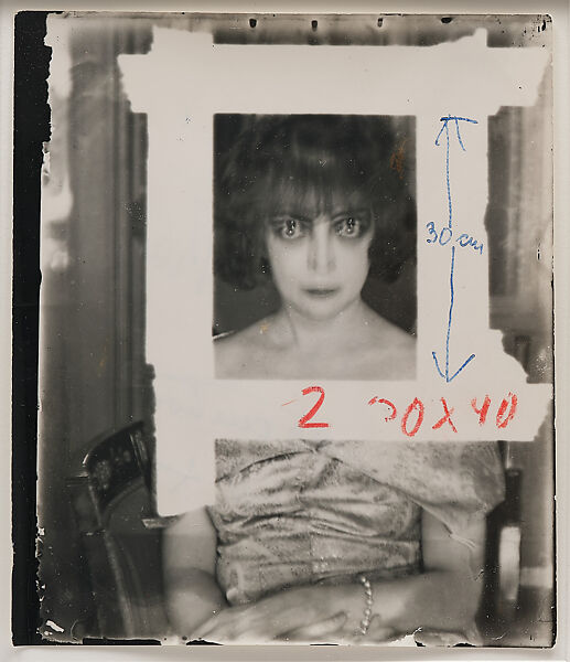 Man Ray - Test print for Marquise Casati - The Metropolitan Museum of Art