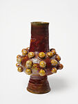 Vase with balls, Beatrice Wood (American, San Francisco, California 1893–1998 Ojai, California), Glazed earthenware