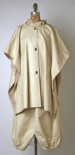 Ensemble, Bonnie Cashin (American, Oakland, California 1908–2000 New York), cotton, leather, metal, American 