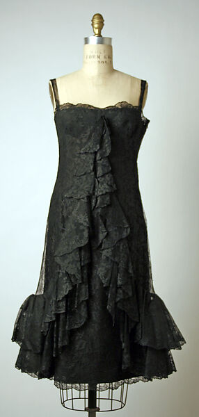 Dinner ensemble, Antonio del Castillo (Spanish, Madrid 1908–1984), synthetic fiber, French 