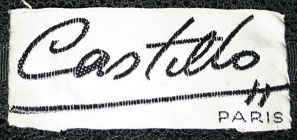 Dinner ensemble, Antonio del Castillo (Spanish, Madrid 1908–1984), synthetic fiber, French