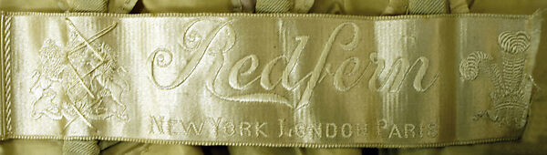 Dress, Redfern (1847–1940), silk, cotton, American