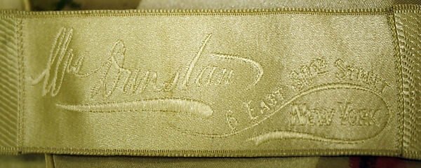 Dinner dress, Alice M. Dunstan (American, active 1892–1926), silk, American