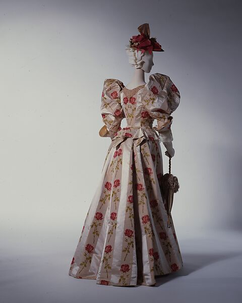 Dinner dress, Alice M. Dunstan (American, active 1892–1926), silk, American