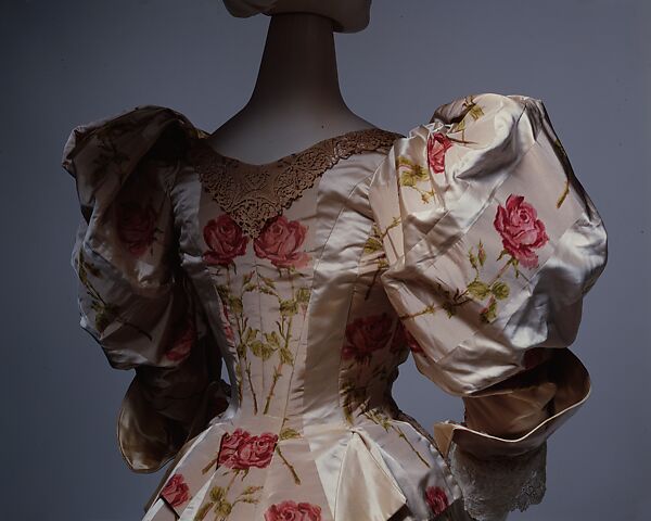 Dinner dress, Alice M. Dunstan (American, active 1892–1926), silk, American