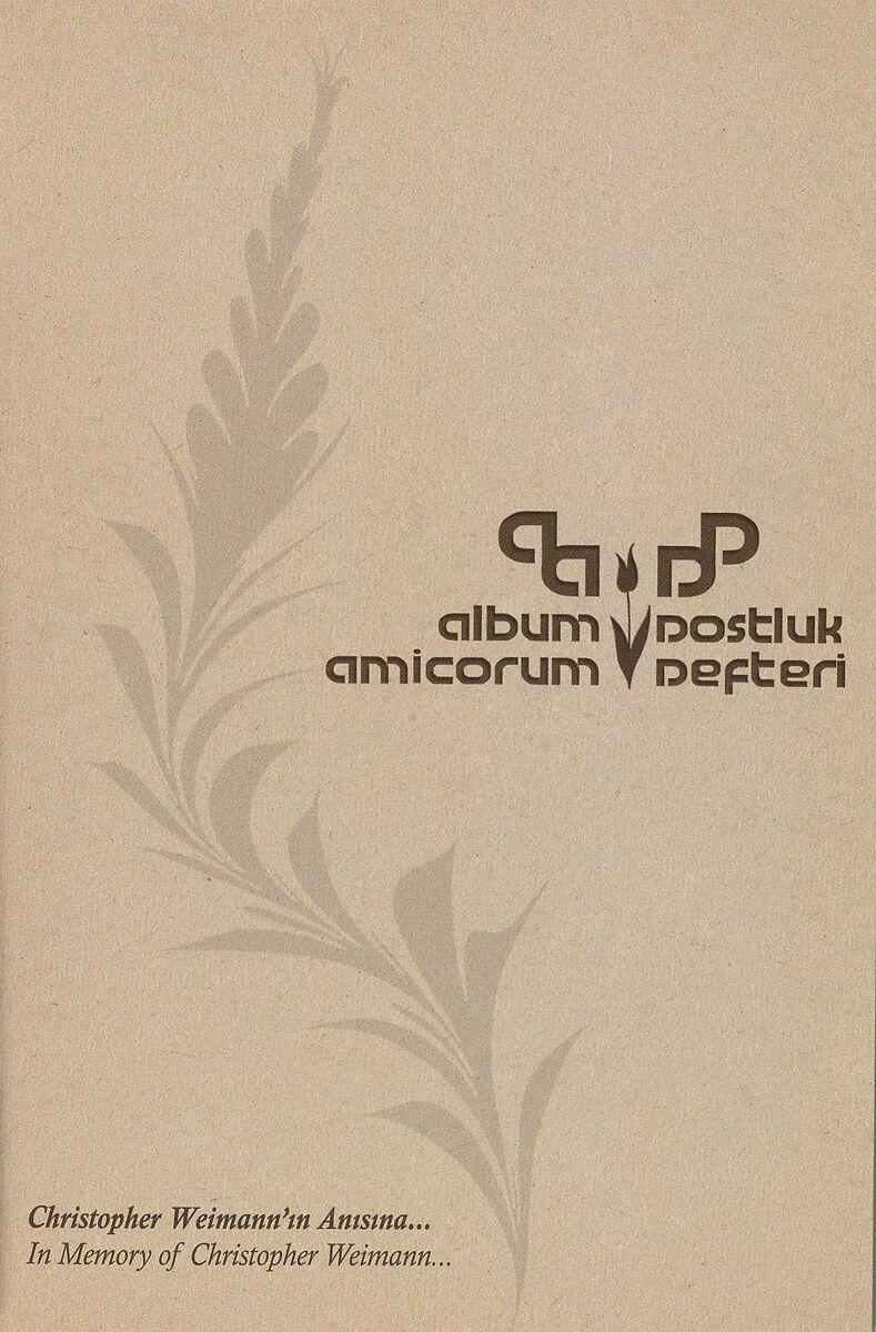 Album amicorum : in memory of Christopher Weimann..., Christopher Weimann (American, 1946–1988)
