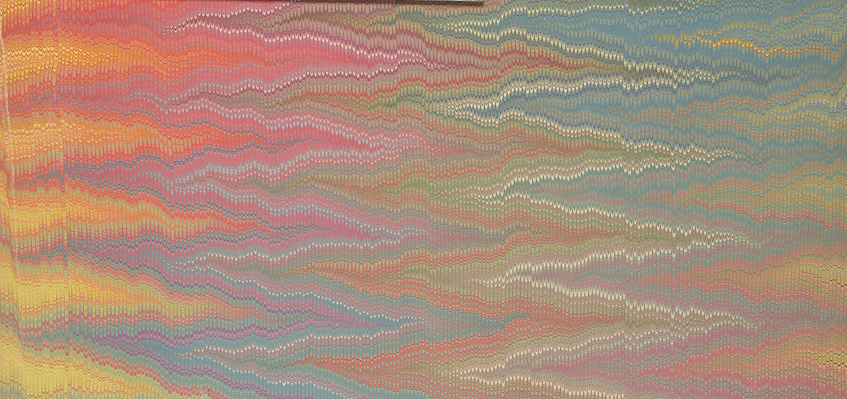 Set of historical marbled papers, Karli Frigge (Dutch, born Rotterdam, 1943)