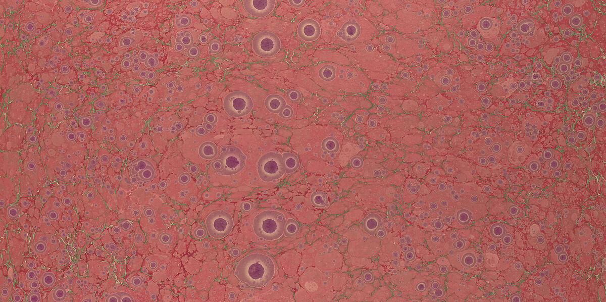 Set of historical marbled papers, Karli Frigge (Dutch, born Rotterdam, 1943)