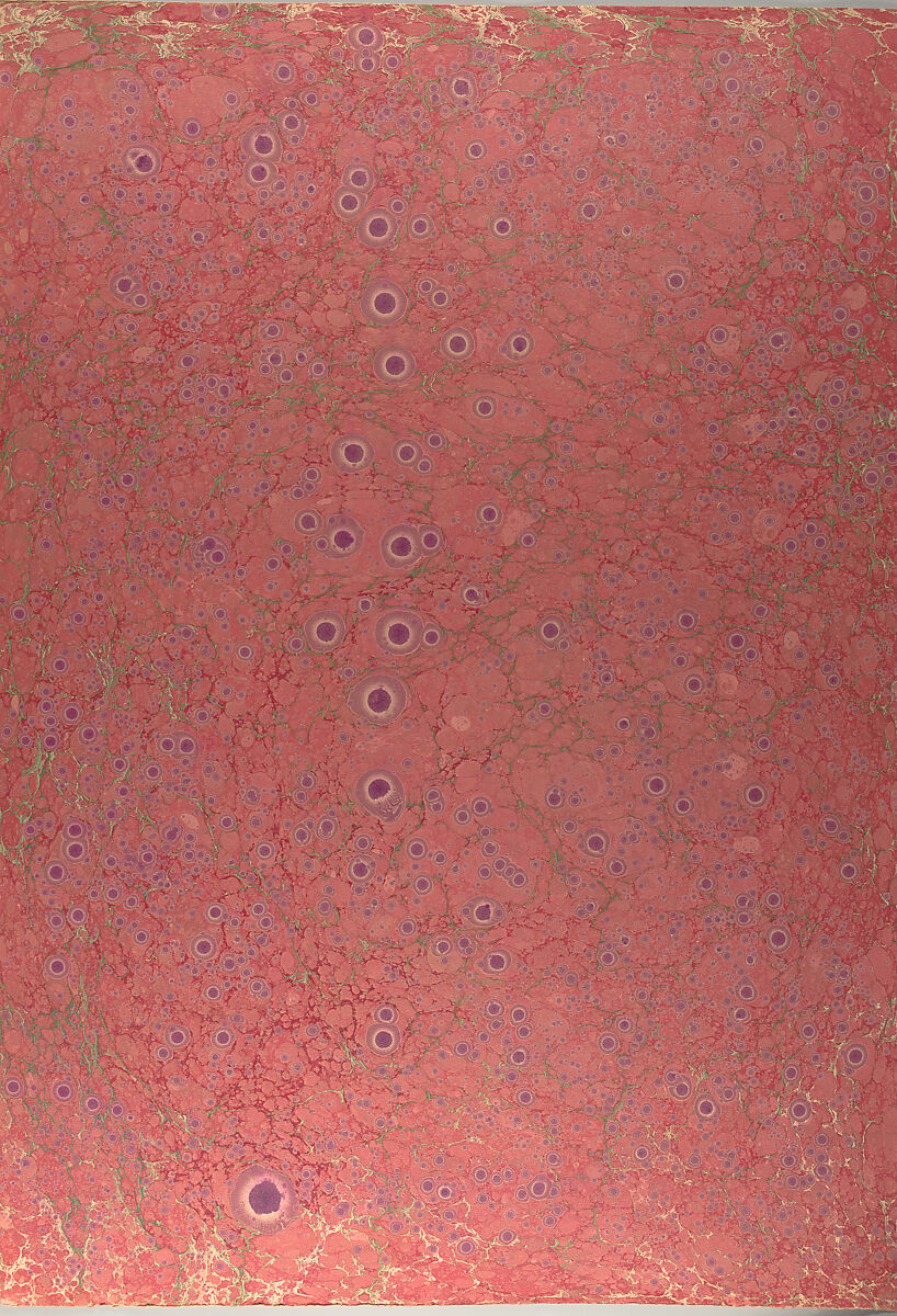 Set of historical marbled papers, Karli Frigge (Dutch, born Rotterdam, 1943)