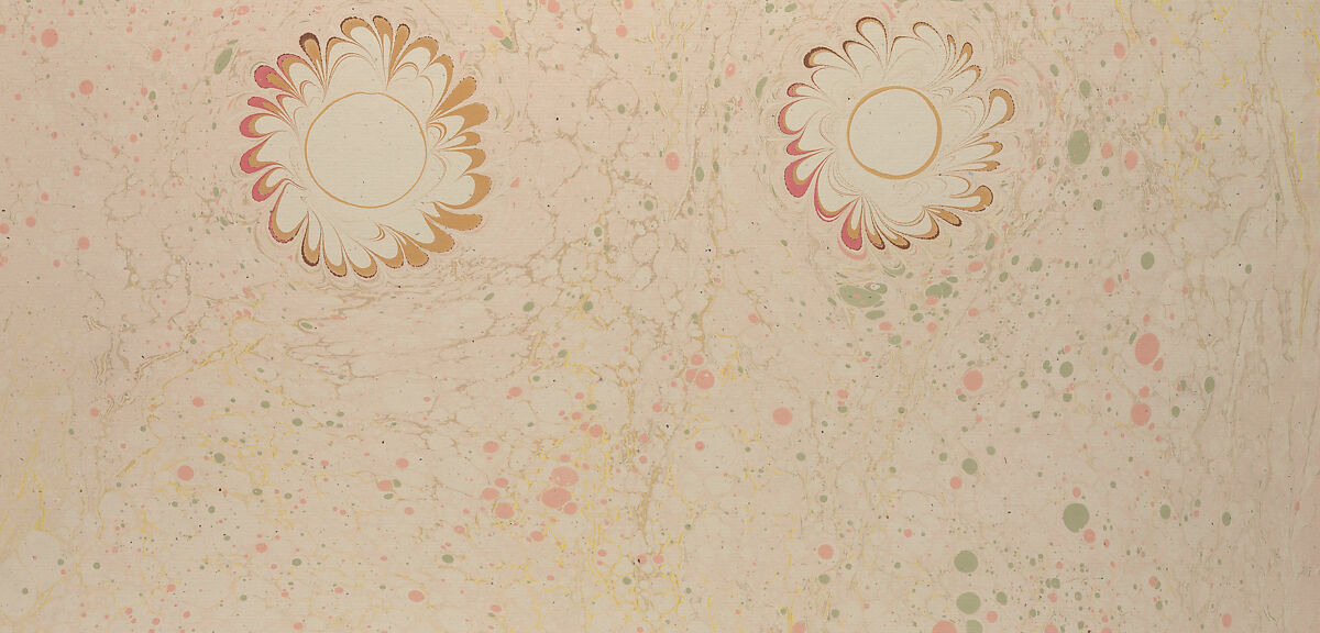 Set of historical marbled papers, Karli Frigge (Dutch, born Rotterdam, 1943)